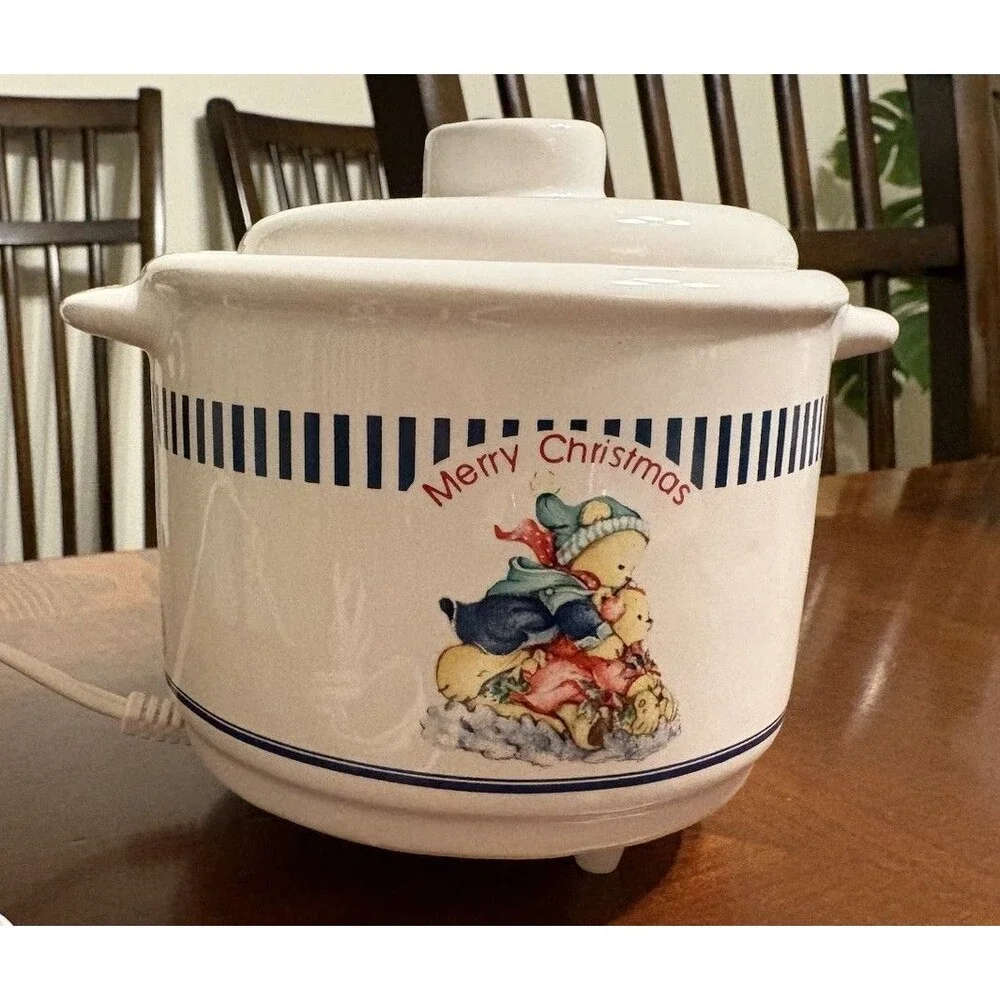 Anco Studio Electric Potpourri Pot The O’Bear Family Vintage Original Box 1997